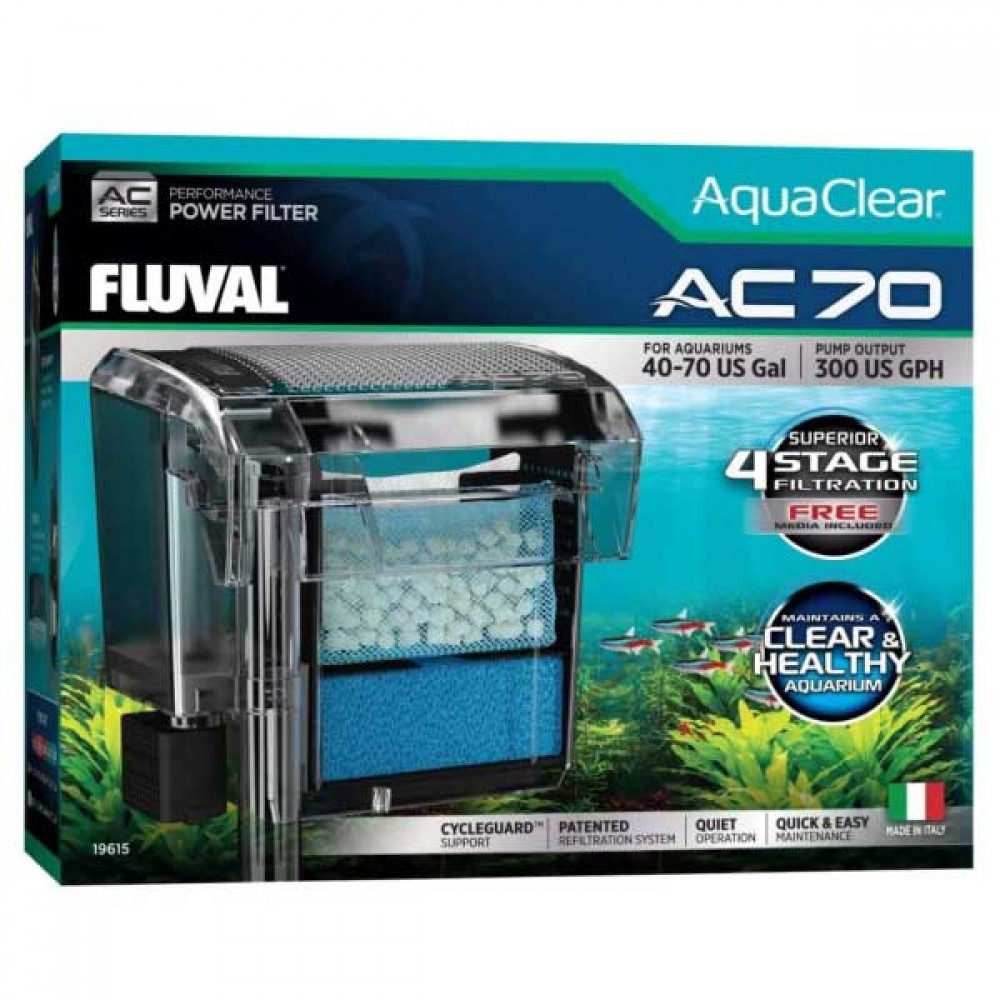 Fluval AC70 Askı Filtre 152-265 L/h (Yeni Model)