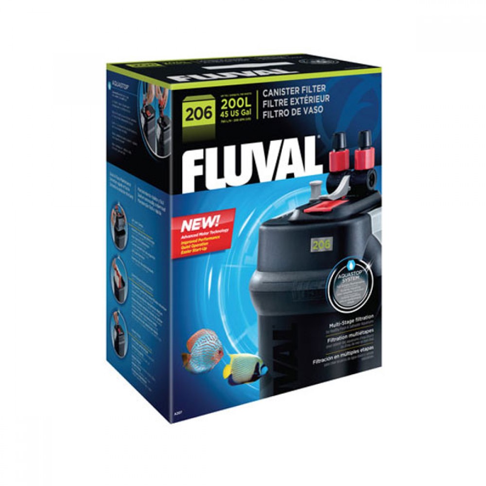 Fluval 206 Dış Filtre 780 L/H